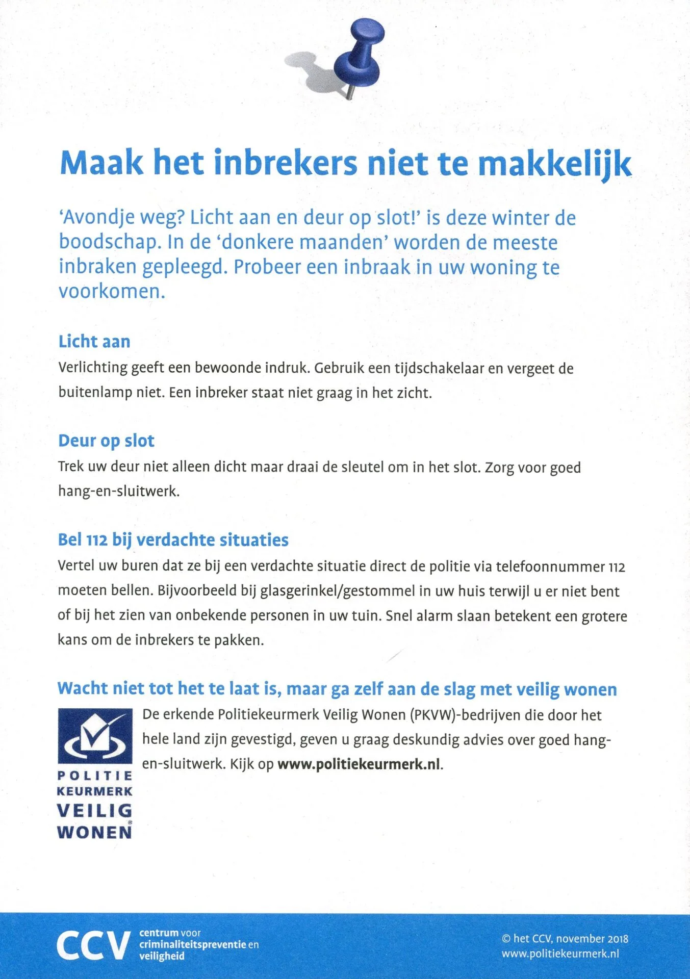 Vertel het uw buren